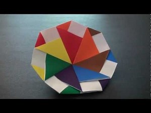 How to Make an Origami Modular Spinning Top!