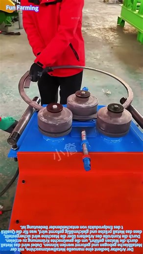 Die Kunst des Metallwalzens: Handwerkliches Arbeiten mit einer manuellen Walzmaschine