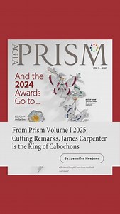 James Carpenter took to gem cutting as a second career and now...