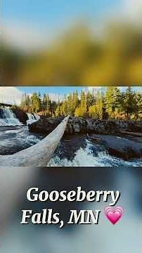 Scenic Falls of Gooseberry Falls State Park!! 💦 Some of the BEST of Minnesota? #gooseberrystatepark