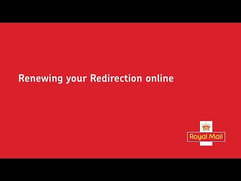 Renewing your Royal Mail Redirection online