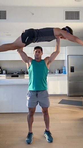 Roberto Portales | Buddyweight Workout 😂 🤣 @sam.cushing #goofingaround #fitnessfun #workout #bodyweightworkout #pushit | Instagram