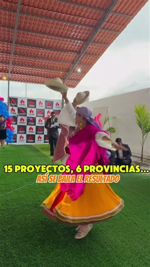15 proyectos, 6 provincias… así se baila el resultado