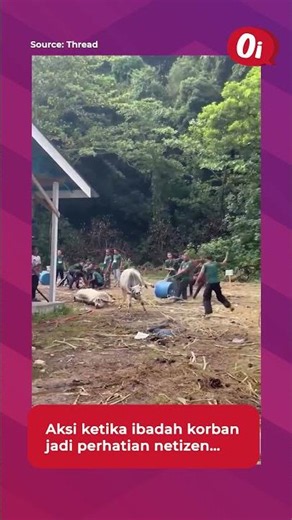 Aksi ketika ibadah korban jadi perhatian netizen…