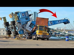 20 Dangerous Big Excavator & Cranes Operation Fails | Giant Heavy Equipment Collapses Compilation