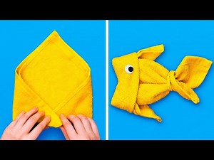 27 SIMPLE TOWEL FOLDING IDEAS