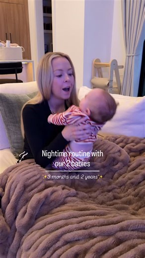 Kaylee Dudley on Instagram: "Our 6-7 bedtime routine! 🥹 We try our best to stick to this, but depending on baths and such, it can be more like a 6-7:30 routine. We start our routine after Ellie finishes dinner in the afternoon around 6. Then we get Ellie and Sutton ready, and then each of us take a baby and put them down. Ellie likes to read a book and have a little milk before bed still, so we brush her teeth before and after the milk to protect her teeth. Then we rock and do a back rub before