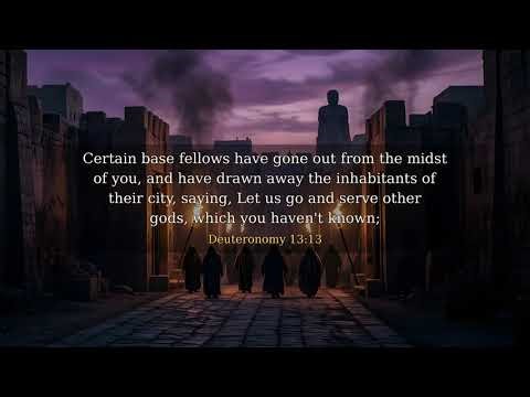 Deut 13 - Even a Prophet Can Lead Astray | UPDV Bible in 4K