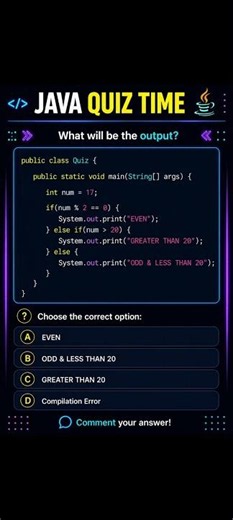 Java Quiz Challenge 🔥 Can You Predict the Output?