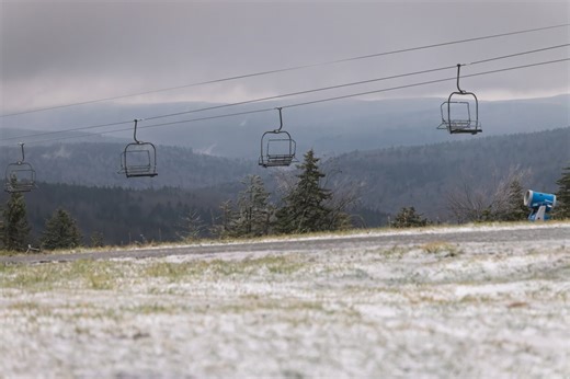 PHOTOS: West Virginia’s first snow falls on Halloween