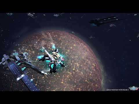 【PSO2】終の艦隊迎撃戦 セクター3 「ALL ARKS」戦闘BGMメドレー（字幕歌詞付）【BGM】