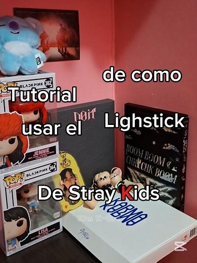 Tutorial de cómo usar el Lightstick de Stray Kids 🥰 #straykids #skz #kpop #humor #noflop