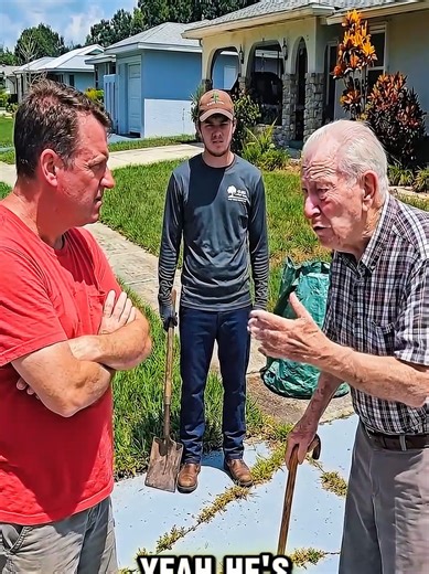 HOA warning for tall grass… an 84 year old retired electrician who can’t push a mower anymore #lawn #lawncare #lawnmower #stories #story