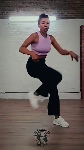 Fantastic Swing Dancer with Oldies Music
