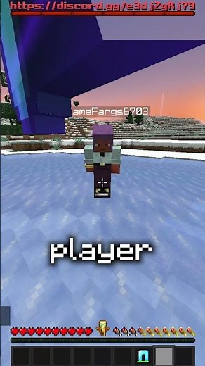 Saving a person with below average items ON Minercraft