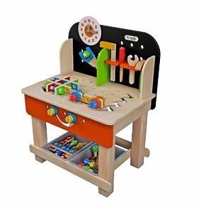 [Hot Item] Wooden Educational Toys Wooden Tool Table Toy Work Bench Wooden Toys for Children