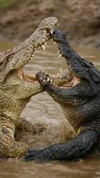 Crocodile vs Alligator – Who Would Win? #crocodile #alligator #reptiles #animalbattle