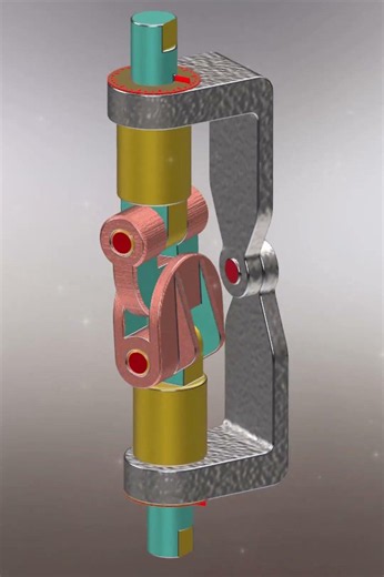 Universal Joint Mechanism | Flexible Power Transmission ⚙️ #shorts