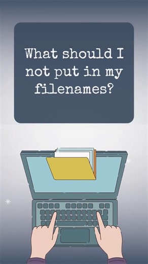 What should I not put in my filenames? #photoorganizing #filenaming