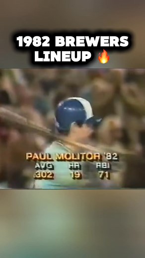 786K views · 7.5K reactions | 1982 Brewers Lineup was STACKED  #Brewers #milwaukeebrewers #WorldSeries #BaseballHighlights | Average Sports Guy | Facebook