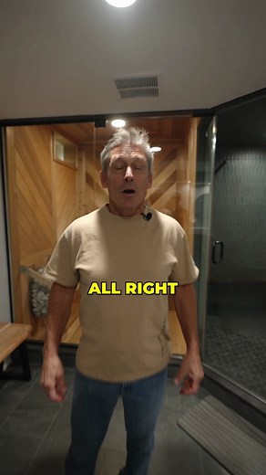 A luxurious, custom-built sauna 🔥and steam shower 🚿duo! No need for a spa day 🧖‍♀️ when you can detox and relax in the comfort of your own basement ! 🛀💙 • • #homespa #sauna #nj #lifeofluxury #steamshower #bathroomdesign