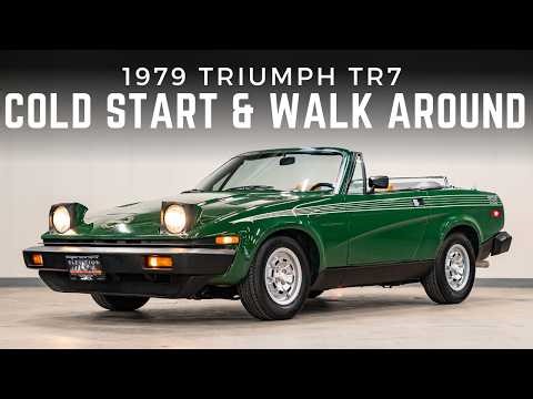 1979 Triumph TR7 Convertible Convertible 5-Speed | Cold Start and Walk Around
