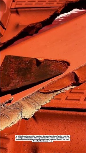 Pro Roof Repair: Perfectly Sealing a Broken Roof Tile! 🔥