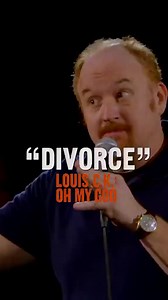 Louis CK loved being divorced!🎤😂 #louisck #standup #standupcomedy #divorcelife #comedy #fyp #foryoupage | F.Loma