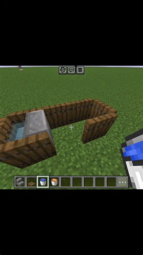 How to make a simple cobblestone generator in Minecraft#minecraftshorts #minecrafbuildtutorial