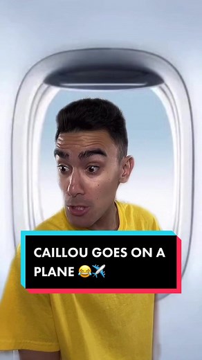 Caillou Goes on a Plane with Pilot Doris | Funny TikTok Video