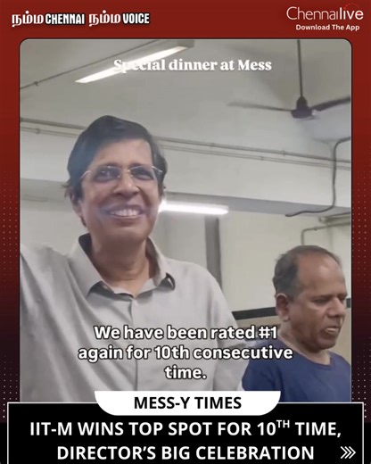 A touching video of IIT Madras Director V. Kamakoti speaking to students in the campus mess hall has gone viral, garnering widespread praise on social media. #news #IITMadras #IITM #kamakoti #chennailive | Chennai Live