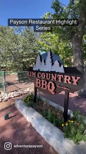 7.8K views · 287 reactions | Next time you’re in Payson, be sure to check out Rim Country BBQ. Located on historic Main Street, this restaurant offers delicious bbq, wood-fired pizza, and much more! Whether you’re out on the beautiful patio or enjoying your meal inside- you’re sure to have a great time! Stay tuned for more highlights of our amazing local dining spots! | Adventure Payson | Facebook
