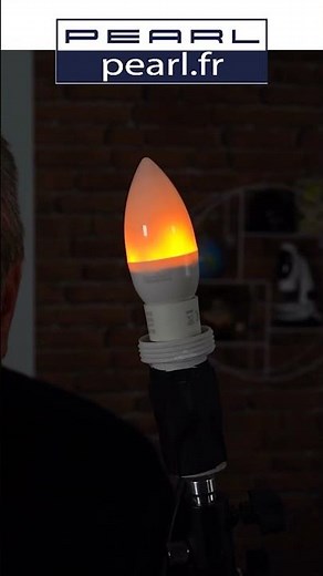 Une ampoule avec un effet de flamme !