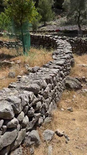 Made it to the ruins in the Samaria Gorge.