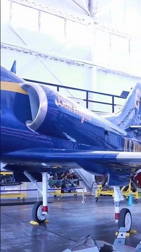 Blue Angels A-4 Skyhawk | Maps Air Museum 4/24/25 #aviation #BlueAngels #flyingmuseum #retroaviation