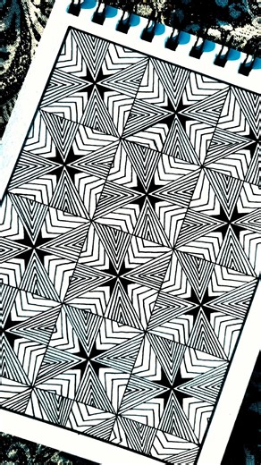 Doodle tutorial, Easy zentangle, Easy pattern, New design