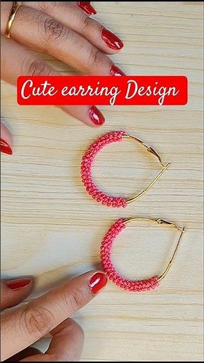 most easy earring hoops #diy #earrings