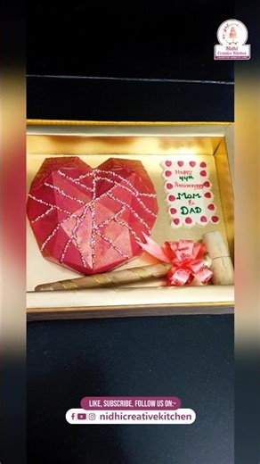 Pinata Cake | Heart Cake | Heart-shaped Piñata Cake | Nidhi Creative Kitchen