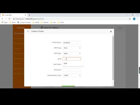 The configuring video of Tenda 4G LTE router 4G03/06/09.