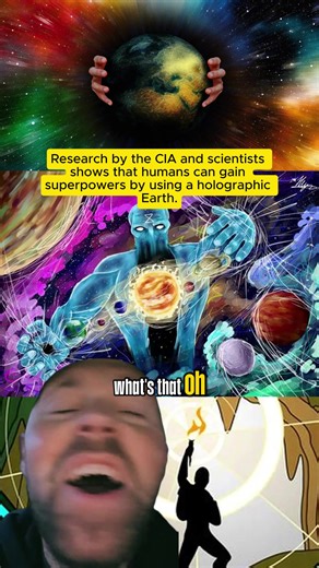 Research by the CIA and scientists shows that humans can gain superpowers by using a holographic Earth. #cia #sience #fyp #superpower #breakingnews