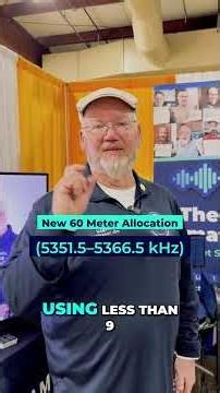 60-Meter Band Changes: What Ham Operators Need to Know! #shorts