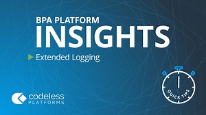 Extended Logging - BPA Platform Insights