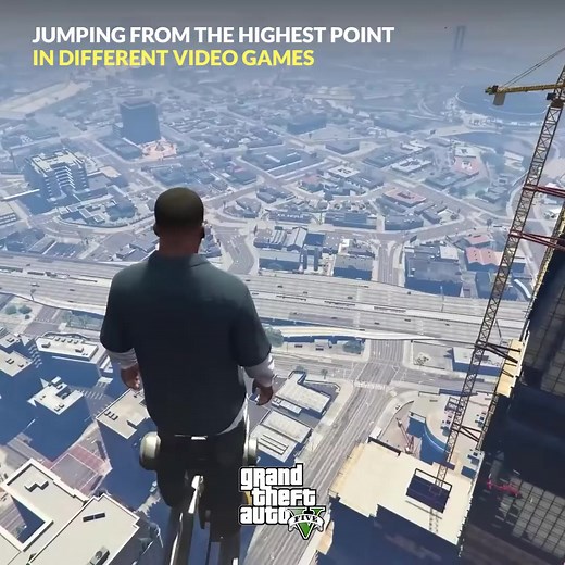 Jumping from the highest points in video games. | Gaming Disorder