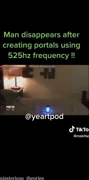 Man Disappear after creating portals using 525hz frequency! 🔊😱📛 #timetraveler #conspiracytherory #conspiracytiktok #sounds #525hz #frequencymusic credit: missterious_theories