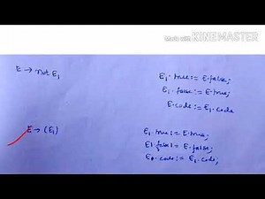 SDT for flow of control statement using booleans (part 2) - lecture 68/ compiler design