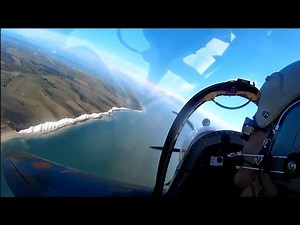 Steve's Spitfire Flight from Biggin Hill to Beachy Head, Sussex, England HD