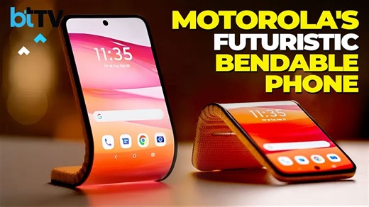 First Look At Motorola Bendable Concept Phone Showcased At MWC 2024