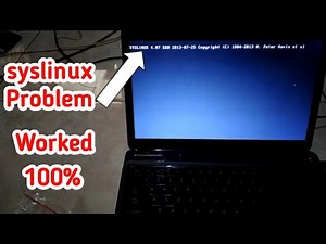 cara mengatasi syslinux 4.07 edd 2013 peter anvin et al worked 100%