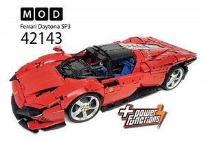 LEGO MOC-206167 42143 페라리 Daytona SP3 RC MOD for Power Function Motors (Technic 2025)
