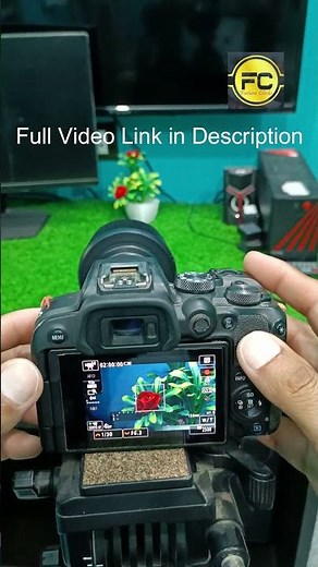 Canon R10 Digital Zoom Setting